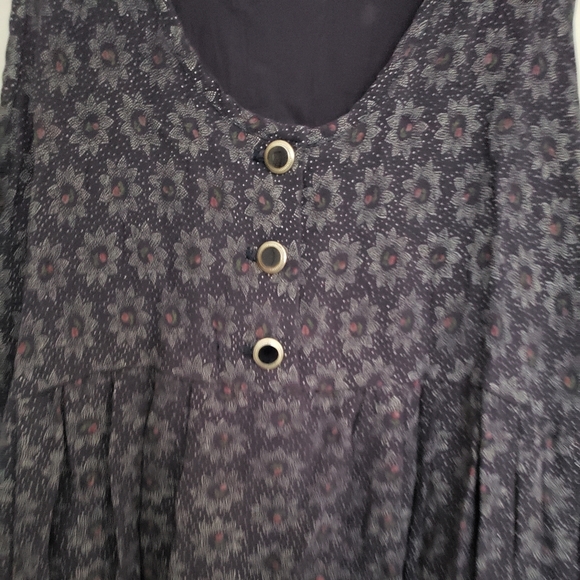 Take Nine Maternity Flower Dress with Buttons - Picture 3 of 8